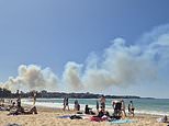 Huge out-of-control bushfire rips through Sydney’s Northern Beaches as residents are warned to evacuate NOW