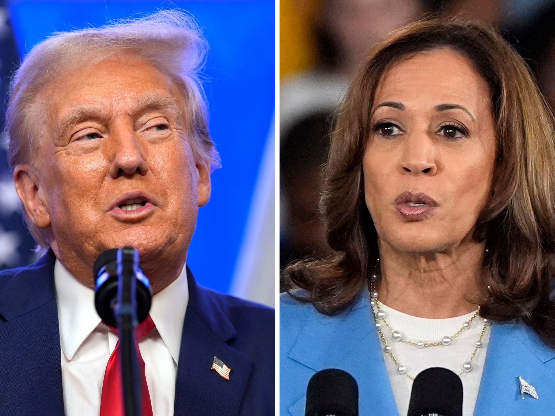 Trump, Harris agree on debate rules after dispute over muted microphones