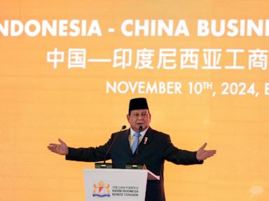 Indonesia’s new leader calls for collaboration with China before heading to the US