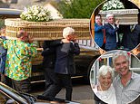 Phillip Schofield lays his beloved mother Pat to rest: Ex-ITV host carries coffin at funeral as mourners ‘dress brightly to reflect a life filled with love’