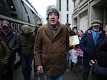 Jeremy Clarkson arrives in Westminster to join tens of thousands of farmers in mass protest against Labour’s inheritance tax raid