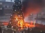 MARK ALMOND: Burning Christmas tree fills Syrian Christians with fear of what’s to come