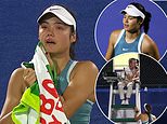 Emma Raducanu’s tearful mid-match ‘stalker’ panic: ‘Fixated’ man is dragged out in Dubai, three years on from restraining order case, as organisers release statement