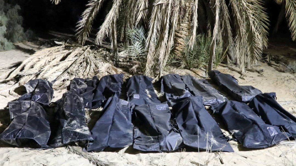 Libya finds two mass graves with bodies of nearly 50 migrants, refugees