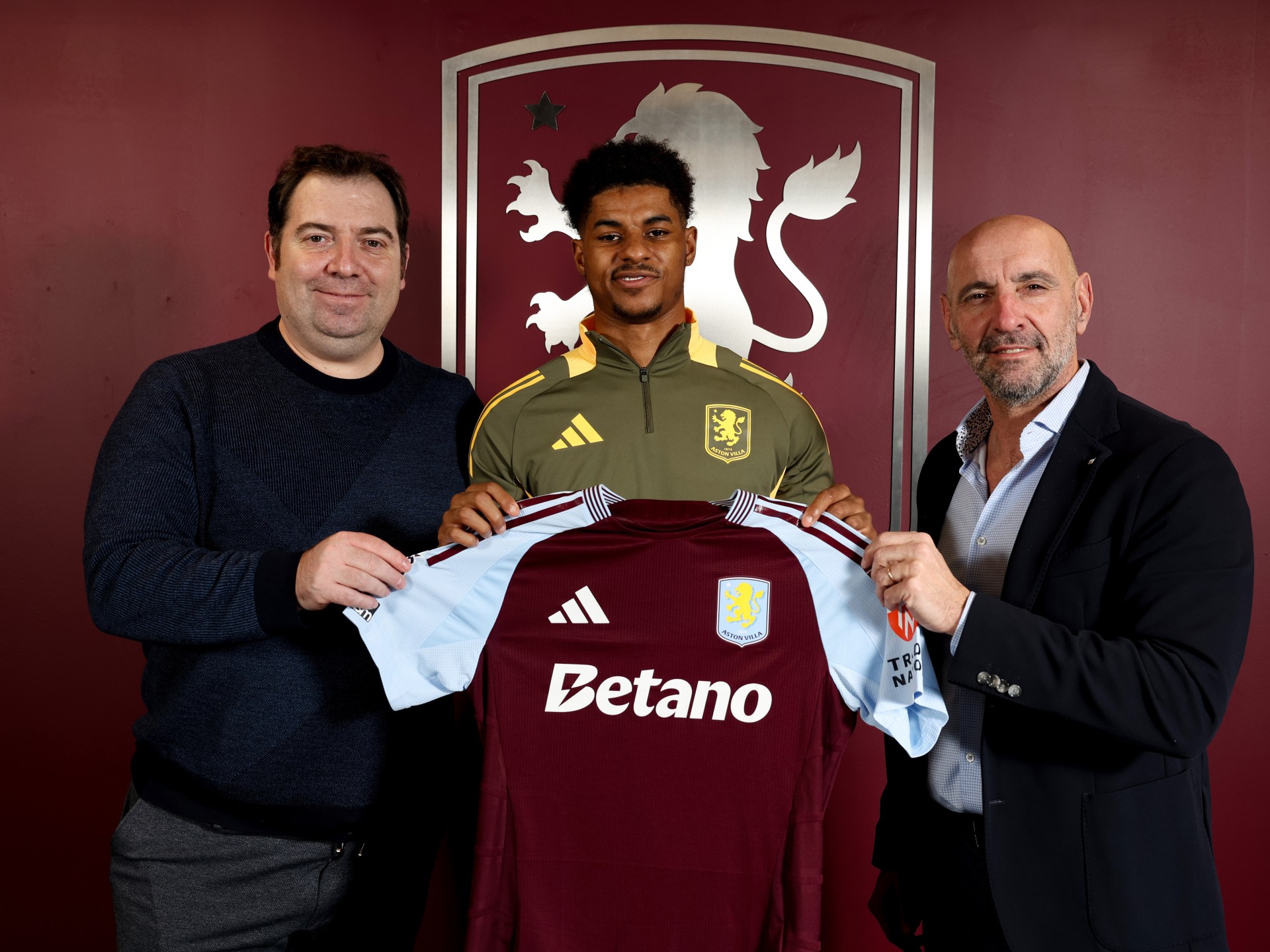 Man United’s Marcus Rashford joins Aston Villa on loan