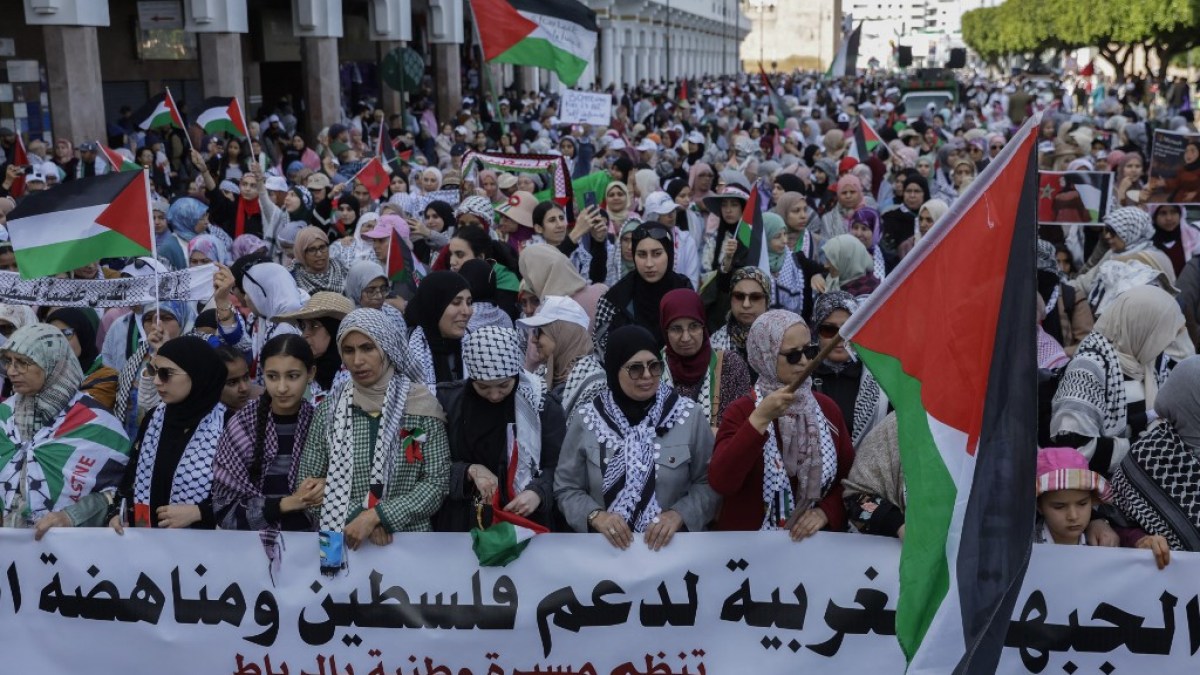 Mass protests in Morocco against Israel’s war in Gaza and US support