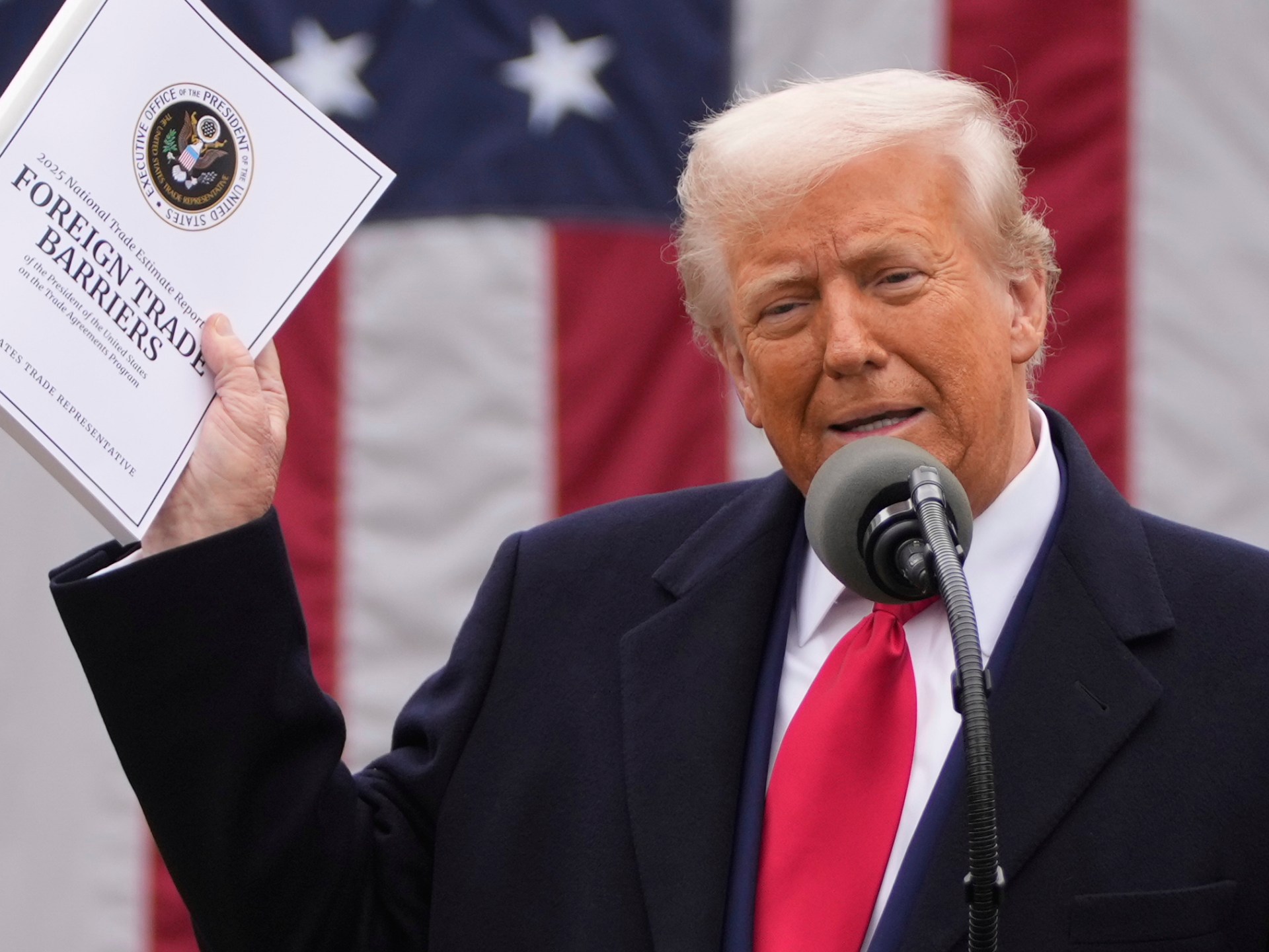 ‘A historic moment’: Donald Trump unveils sweeping ‘reciprocal’ tariffs