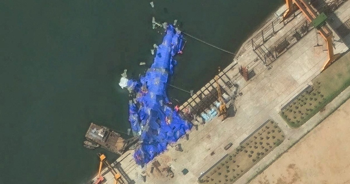 North Korea raises capsized warship after botched launch: Report