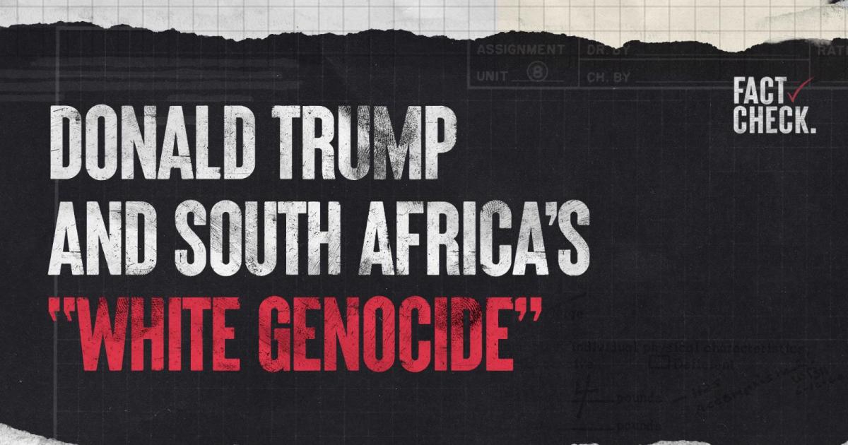 Donald Trump and South Africa’s “White Genocide”