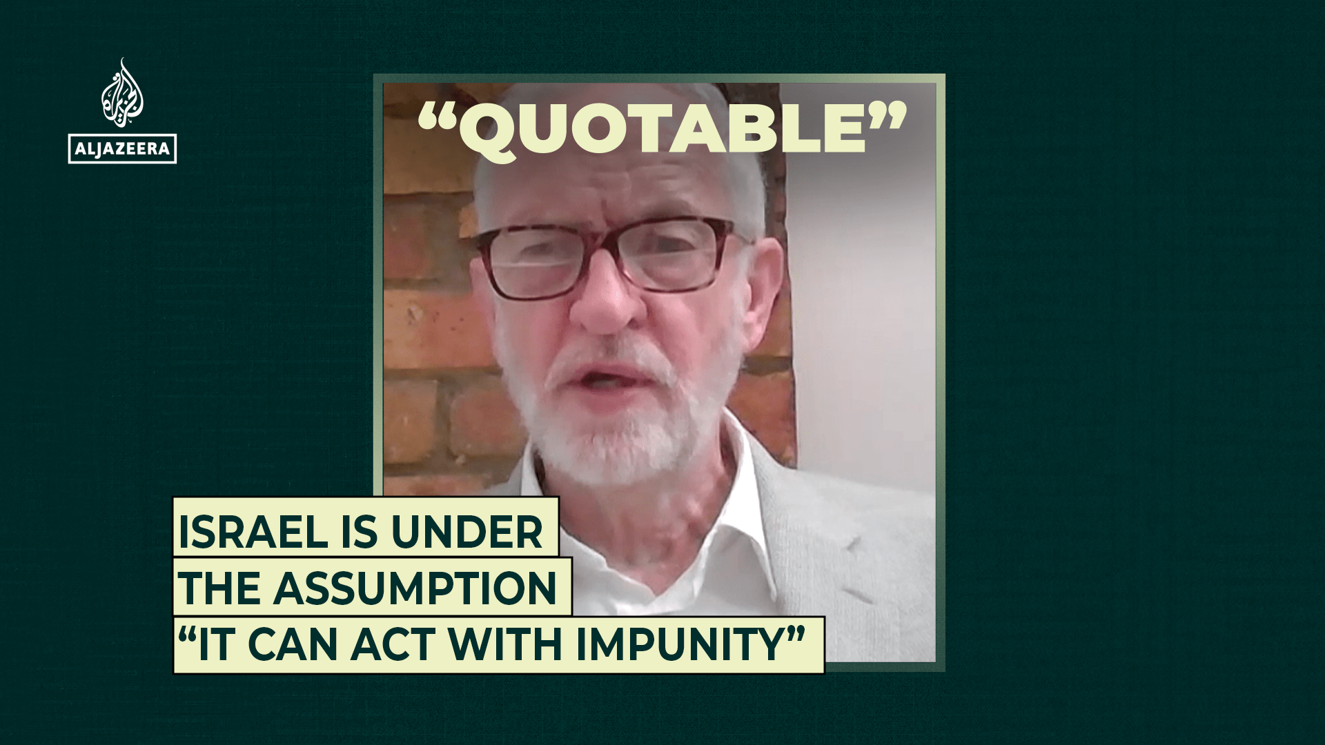 Israel is under the assumption “it can act with impunity”