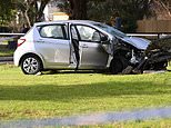 Tragedy in Melbourne as out-of-control car smashes into family -year-old boy seriously injured