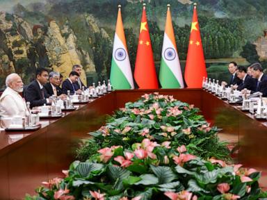 China’s Xi and India’s Modi vow to resolve border differences at a meeting in Tianjin