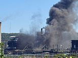 Pennsylvania steel plant EXPLODES leaving multiple people trapped and injured in mass casualty event