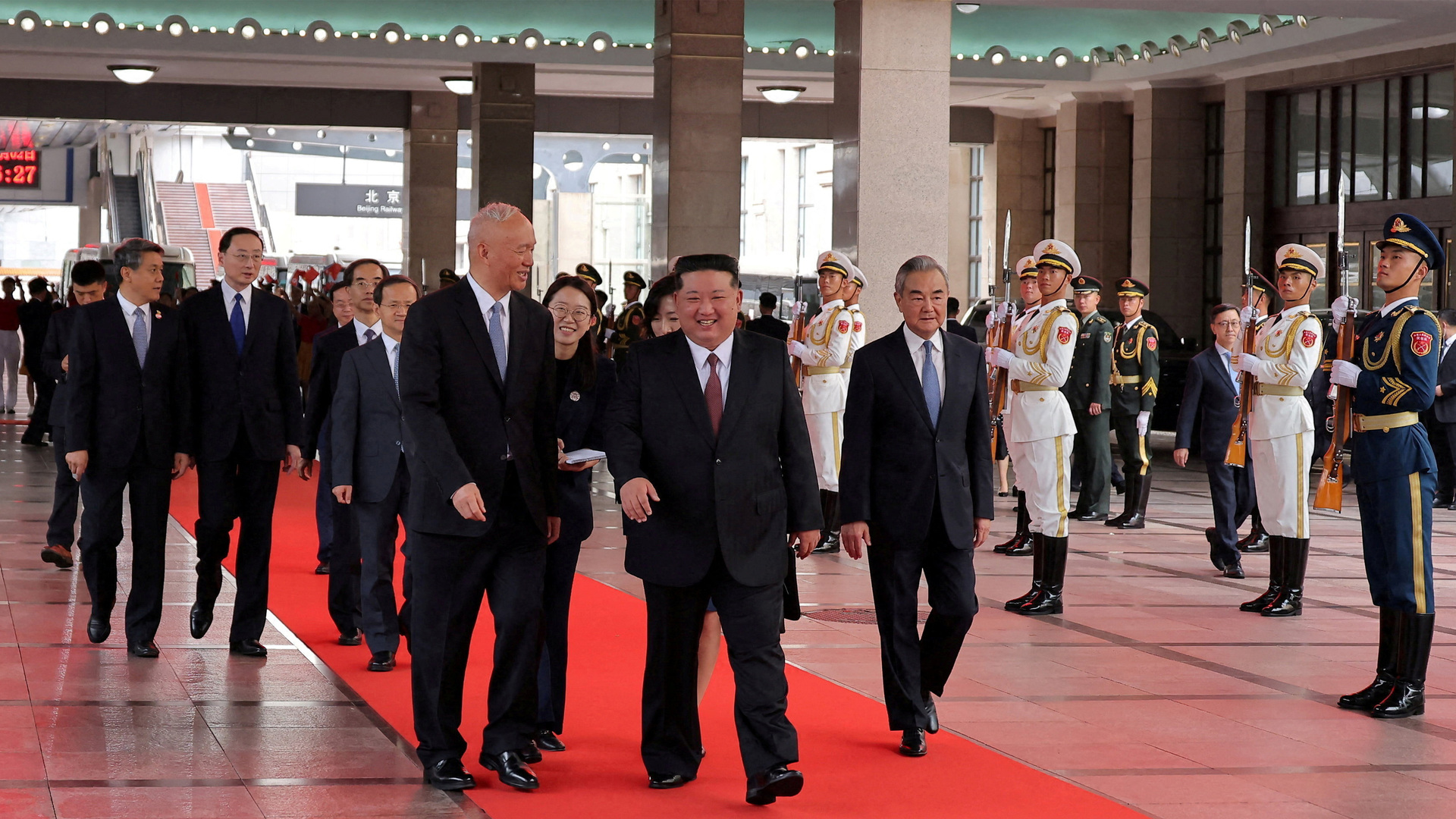 Kim Jong Un arrives in Beijing to attend China’s Victory Day celebrations