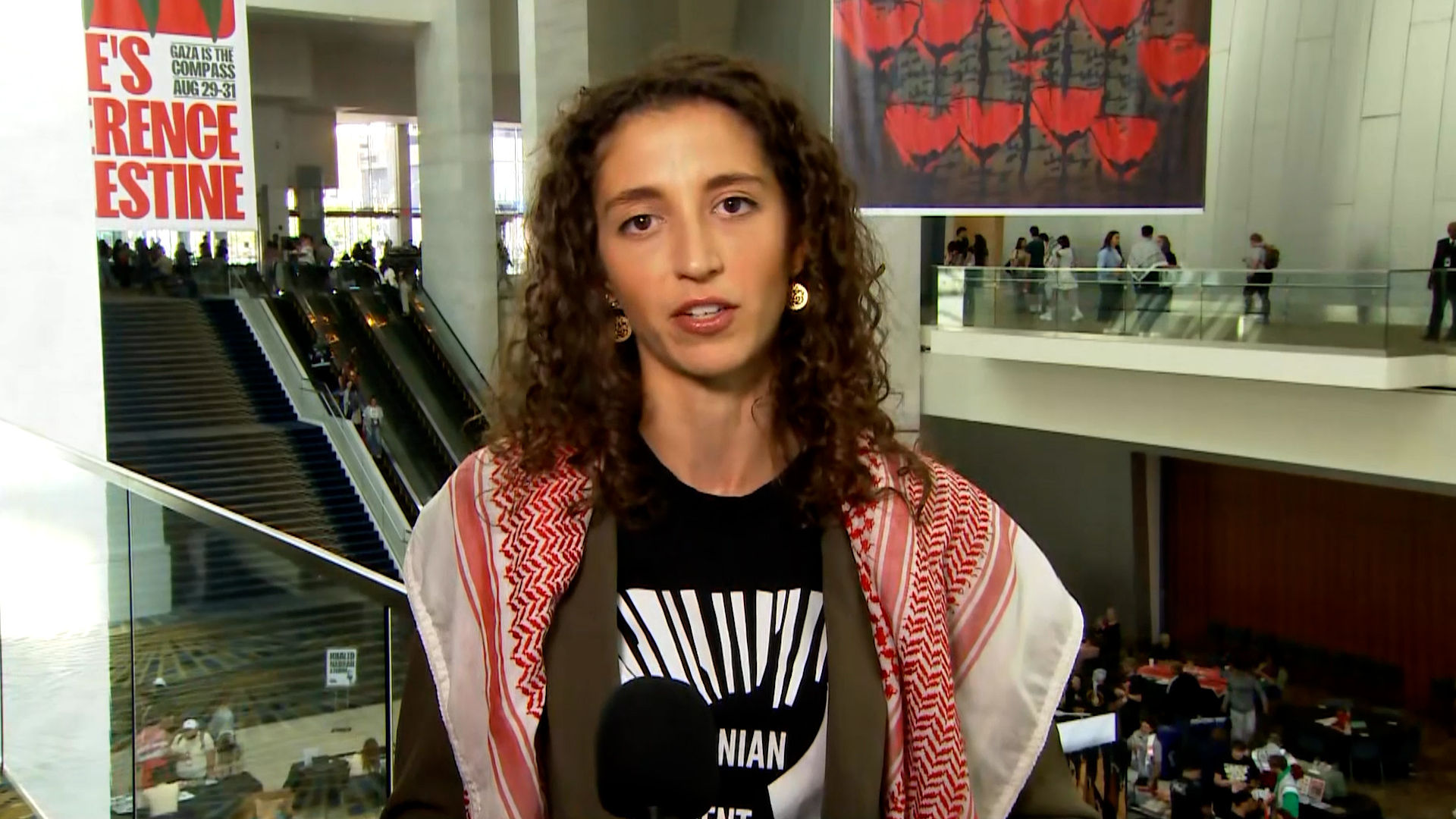 See what Palestinian activist said to Al Jazeera journalist