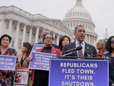 Democrats embrace a shutdown fight in a rare moment of unity against Trump