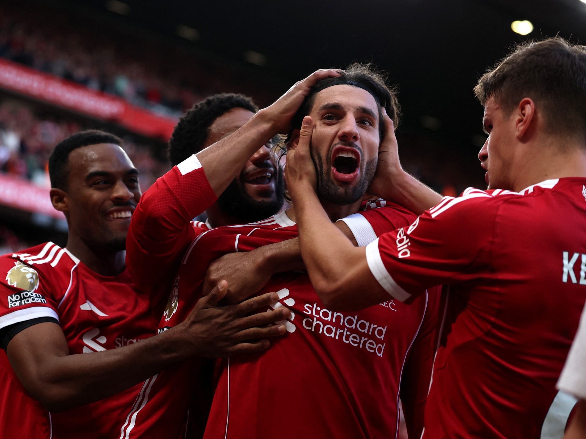 Liverpool’s Szoboszlai downs Arsenal while Man City stumble again