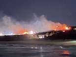 Maroubra Beach fire: Flames erupt over Sydney