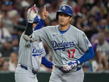 Ohtani tops MLB jersey sales for 3rd straight season. Skenes and Raleigh break into top 20