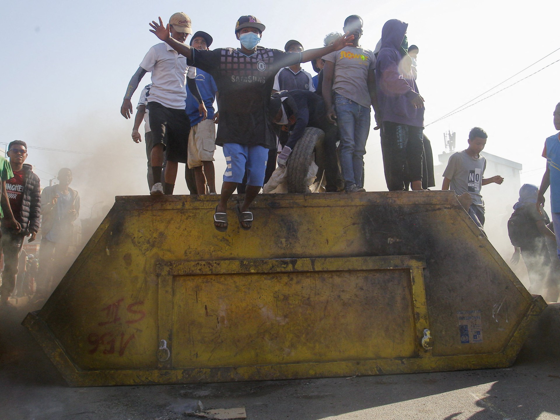 Police fire tear gas, rubber bullets as Madagascar protesters rally