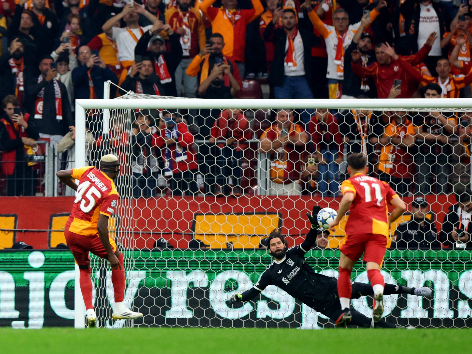 Galatasaray beat Liverpool 1-0 in raucous Champions League clash