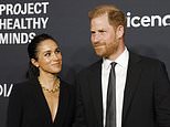 Meghan Markle reveals fears over Archie and Lilibet growing up in the digital age as she and Prince Harry are named ‘Humanitarians of the Year’ at glitzy New York ceremony