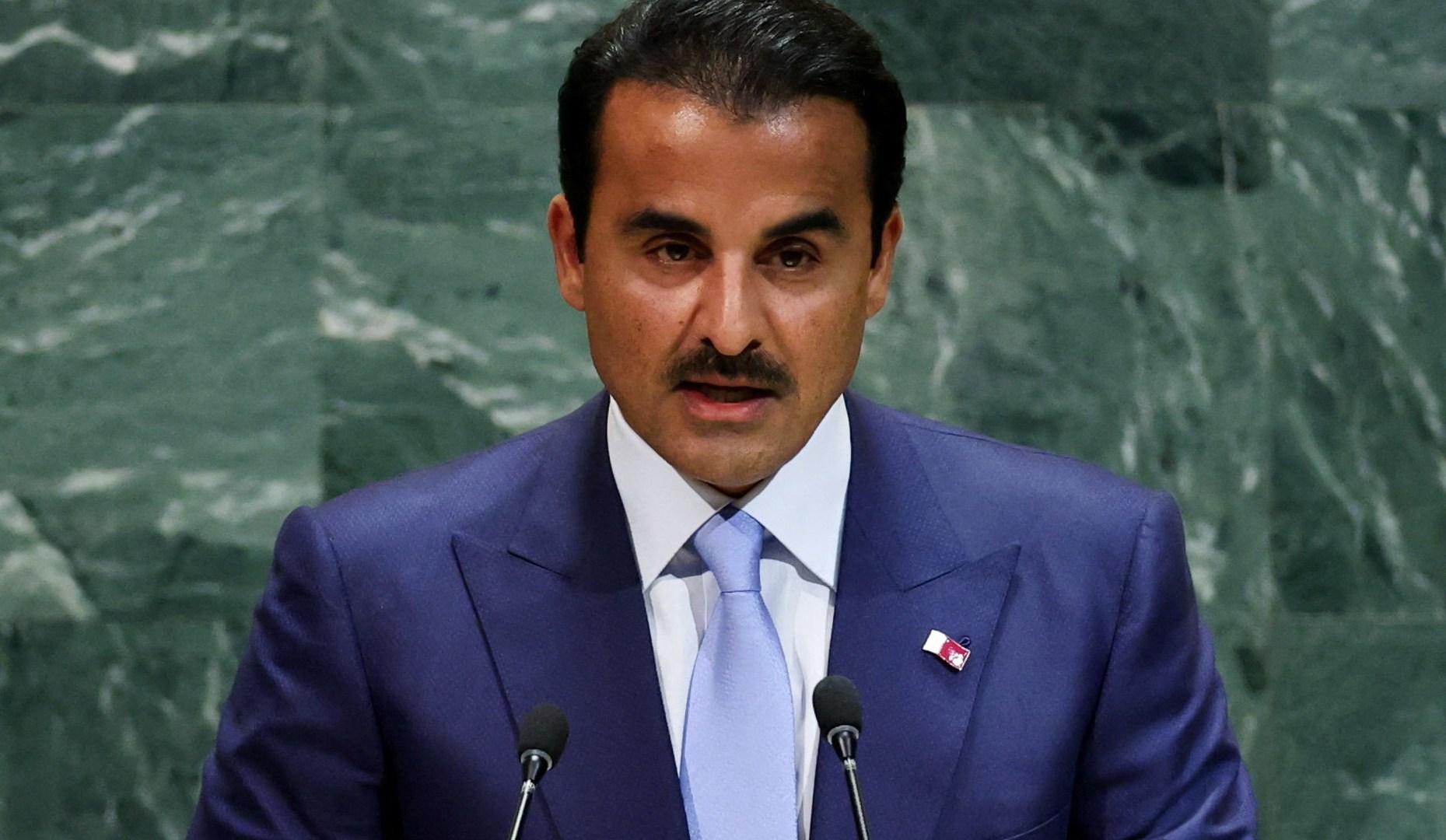 Qatari Emir slams Israel in UN General Assembly address