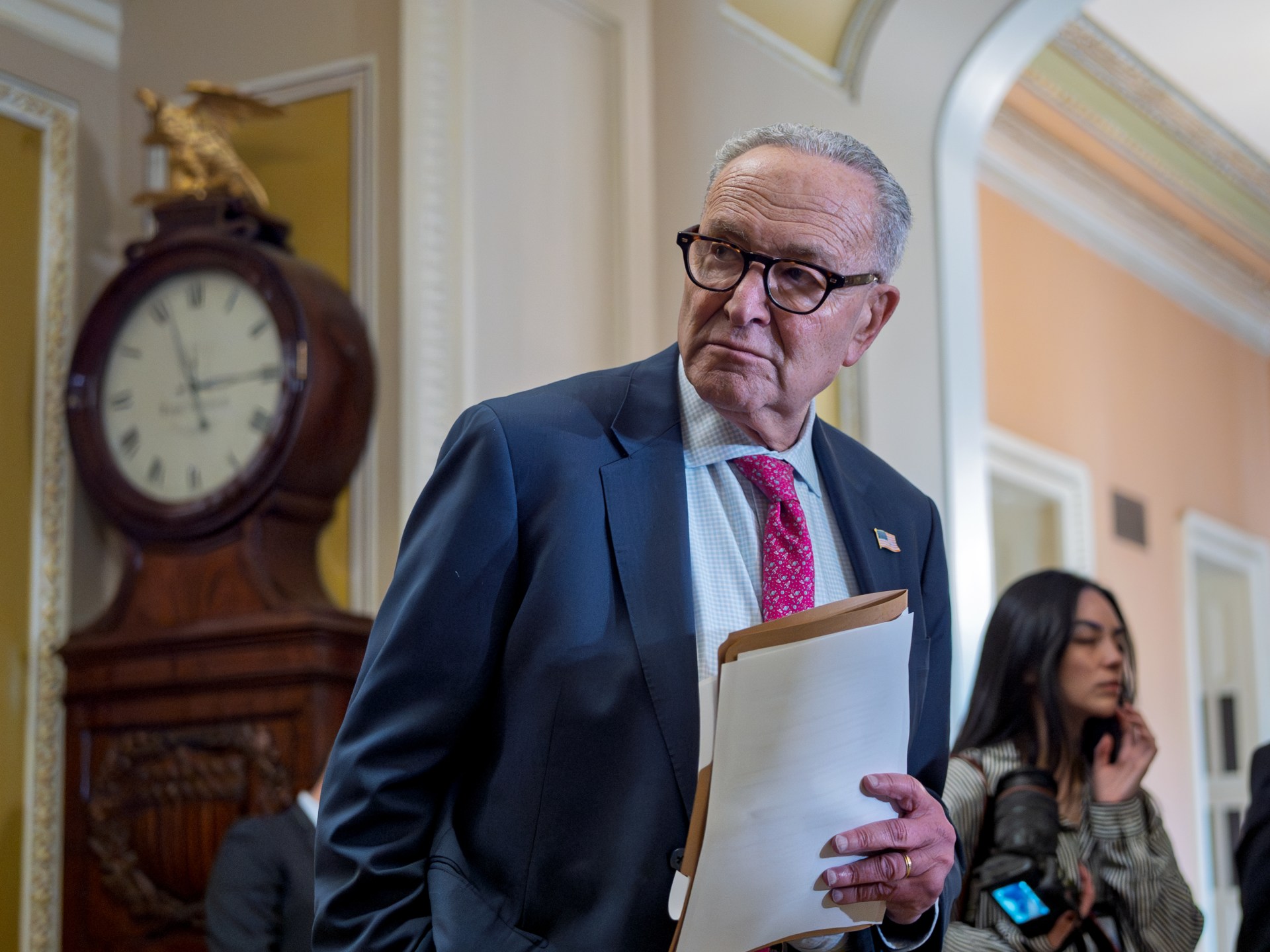 US Senator Chuck Schumer receives bomb threats at three offices in New York