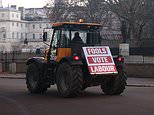 Furious farmers defy tractor ban as they drive to Westminster in protest over Rachel Reeves’ Budget