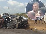 Anthony Joshua is injured in car crash in Nigeria which killed two others
