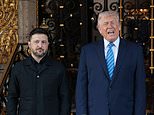 Donald Trump meets with Zelensky at Mar-a-Lago as president snaps at reporter: ‘What a stupid question’