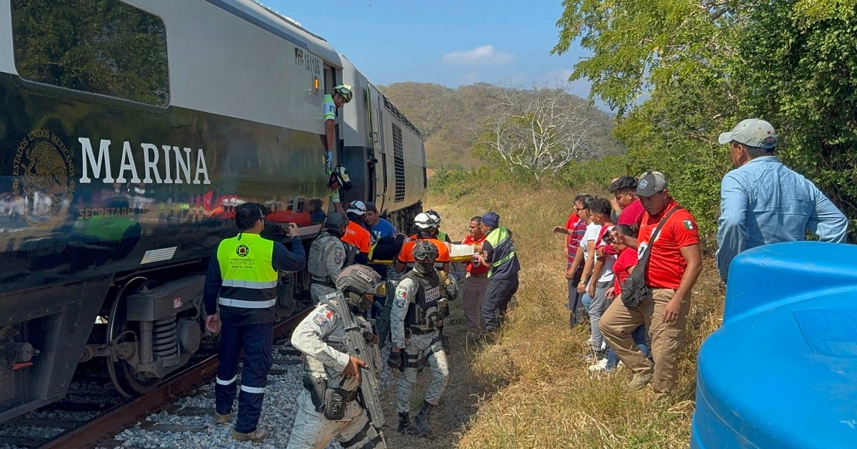 Train derails in southern Mexico, killing 13 and injuring dozens