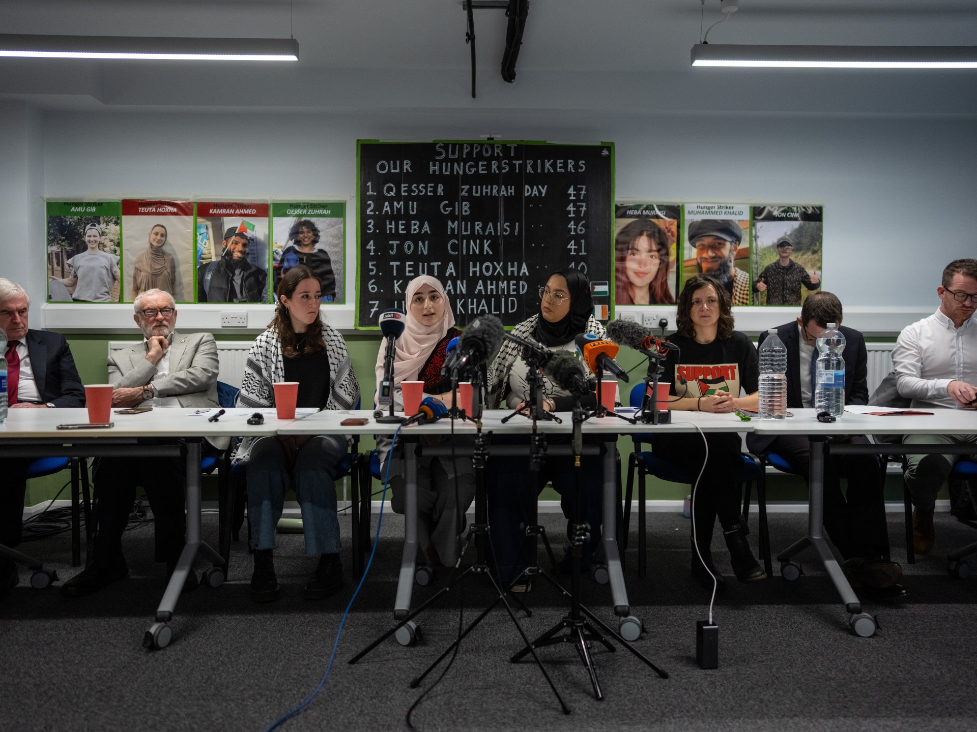 Four Palestine Action hunger strikers vow to continue as two pause protest