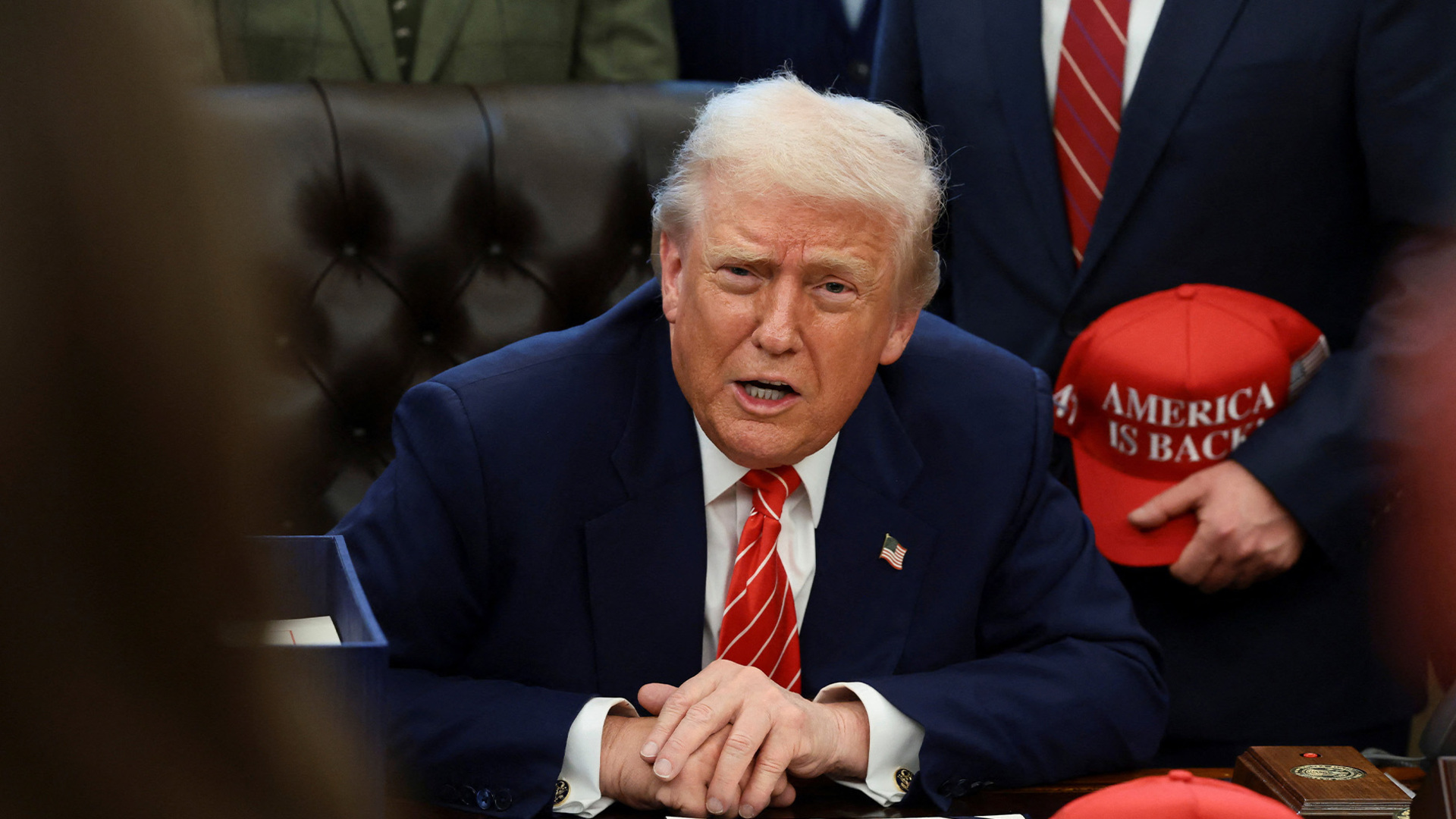 Trump says talks with Iran continuing amid tensions