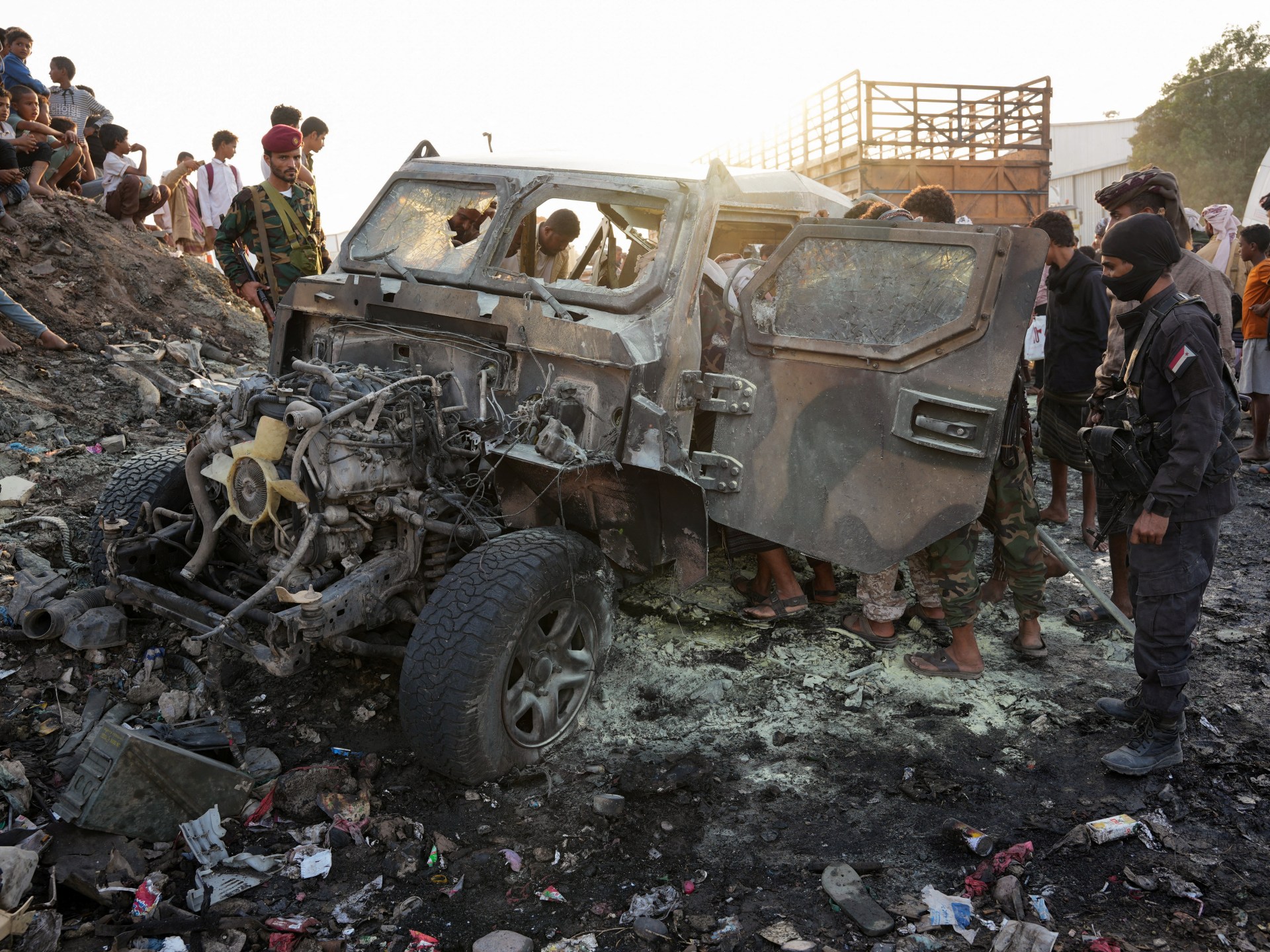 Five killed in ‘treacherous’ attack on military convoy in Yemen