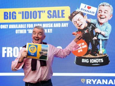 Ryanair CEO dismisses Elon Musk’s idea of buying the airline as verbal feud escalates