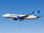 United Airlines flight diverts and passengers escape on emergency slides amid ‘bomb threat’ after pilots ‘hear beeping device’