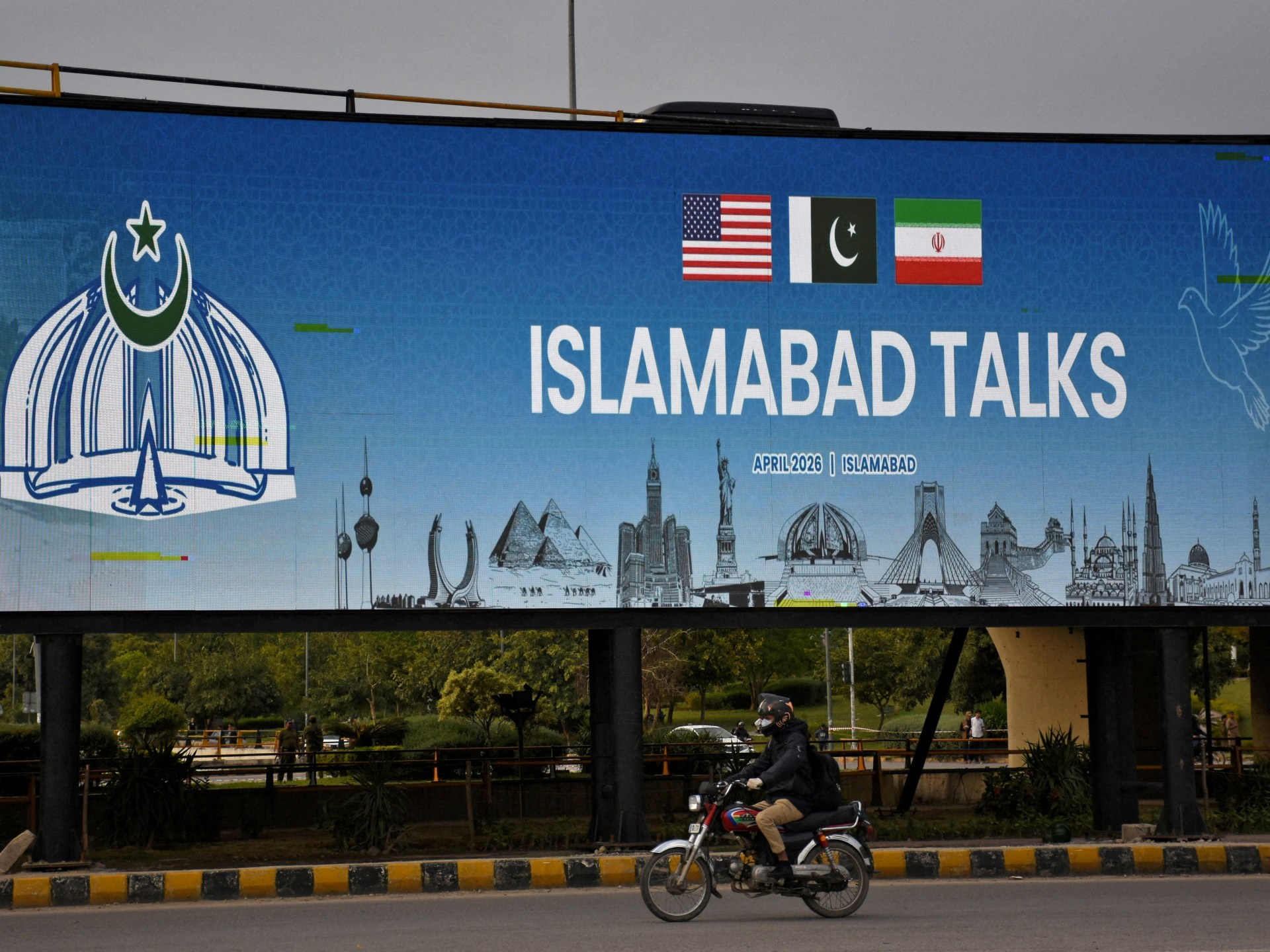 Iran war live: US negotiators due to arrive in Pakistan for ceasefire talks
