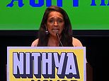 Woke LA mayoral hopeful Nithya Raman dissolves into TEARS as she prepares to face Spencer Pratt defeat