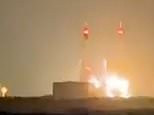 Blue Origin rocket explodes into GIANT fireball on launch pad during test at Cape Canaveral in Florida