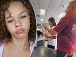 Moment heartbroken dad of girl, 15, who died from Benadryl overdose CONFRONTS shopworker selling medication to underage teens