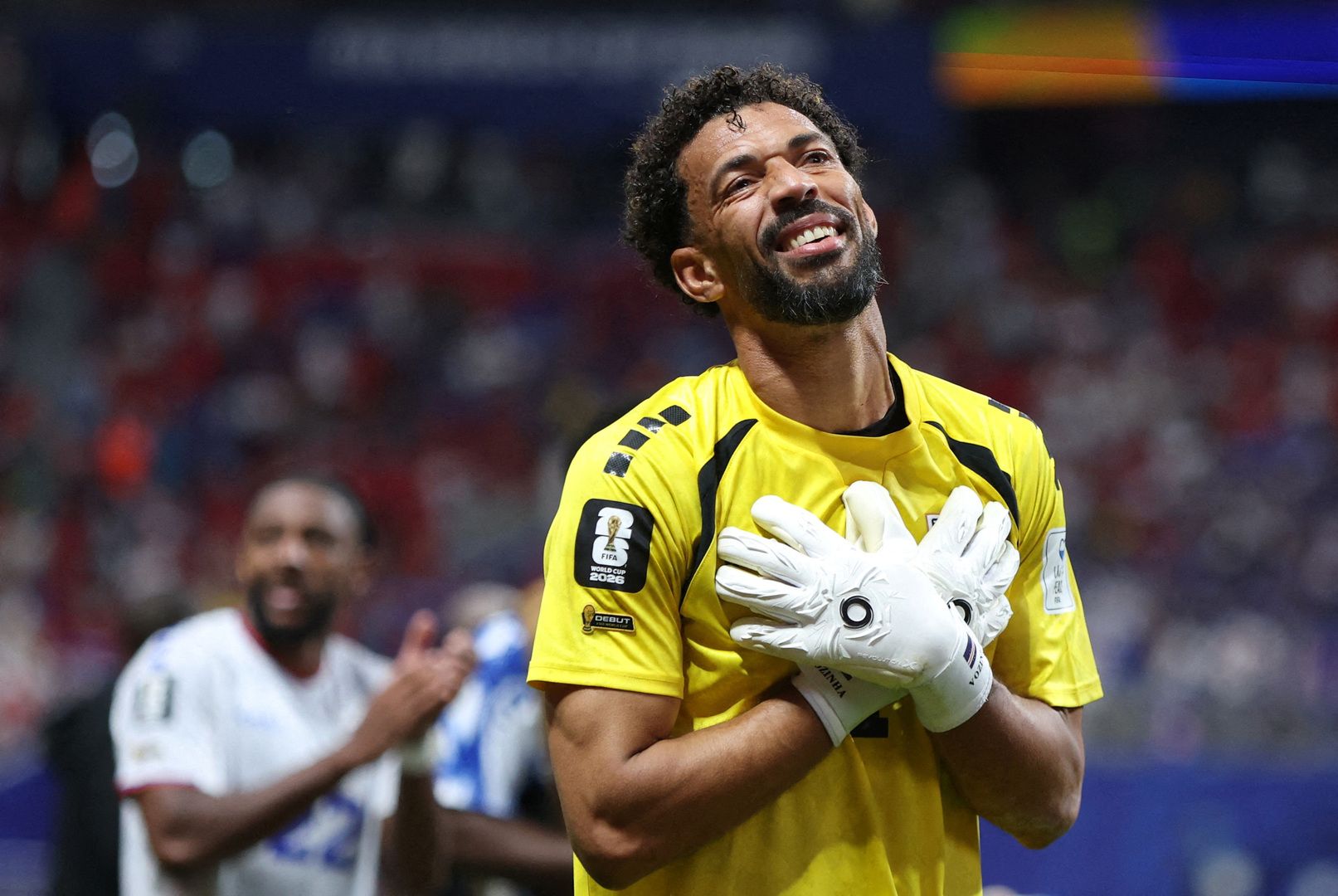 Vozinha’s mum celebrates hero keeper son from afar