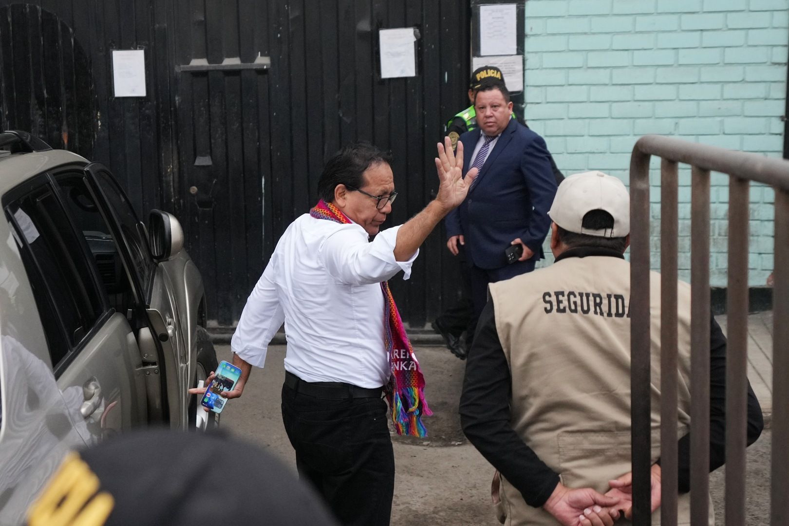 Peru’s Sanchez visits jailed ex-president as votes are counted