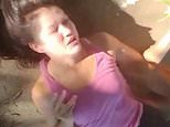 Terrifying video shows women chased through the streets by man released from prison NINE times in allegedly unprovoked attacks