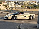 Gordon Ramsay left deflated as his rare £1.6million Ferrari LaFerrari Aperta is towed away after tyre puncture in Cornwall